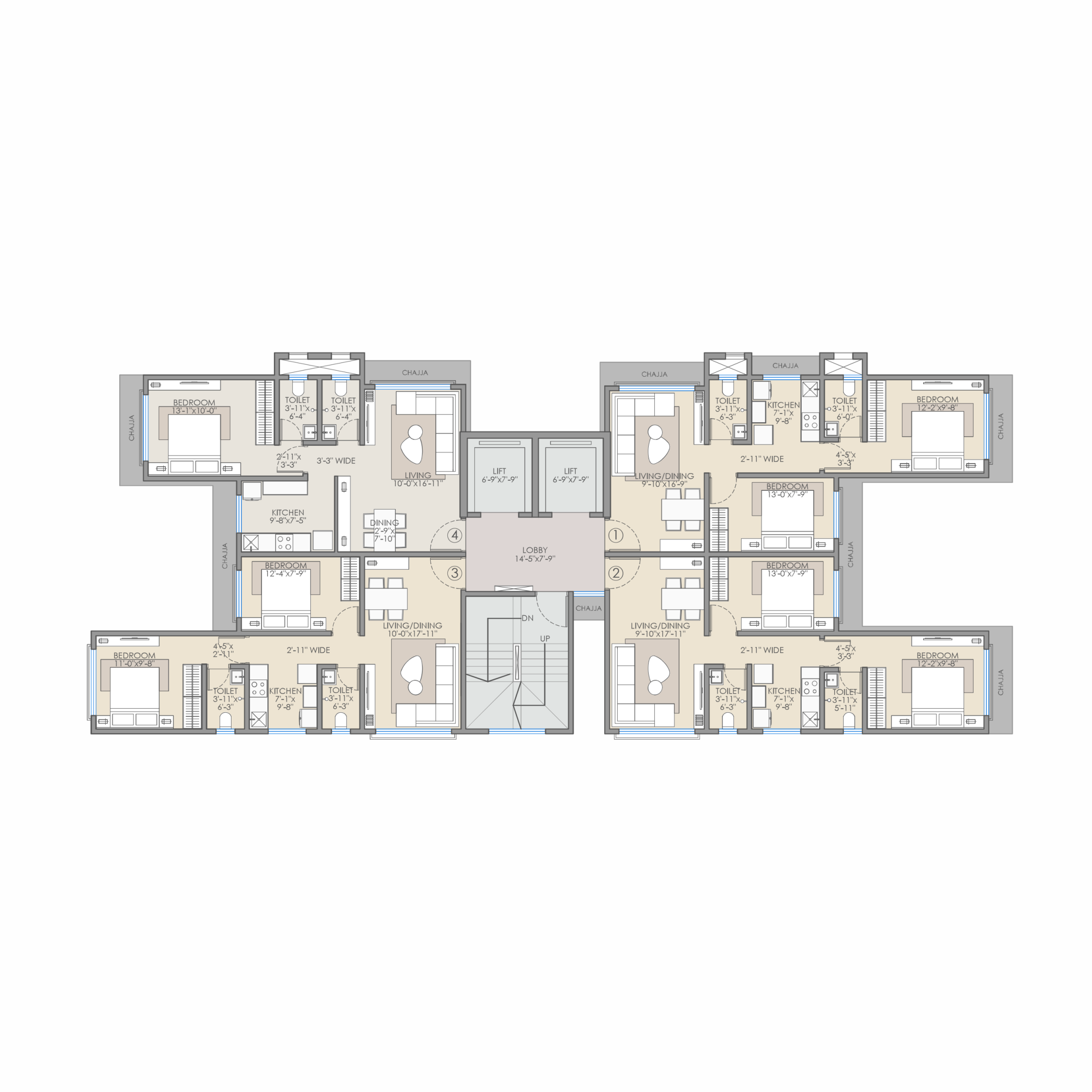 Rajhans Floor Plan