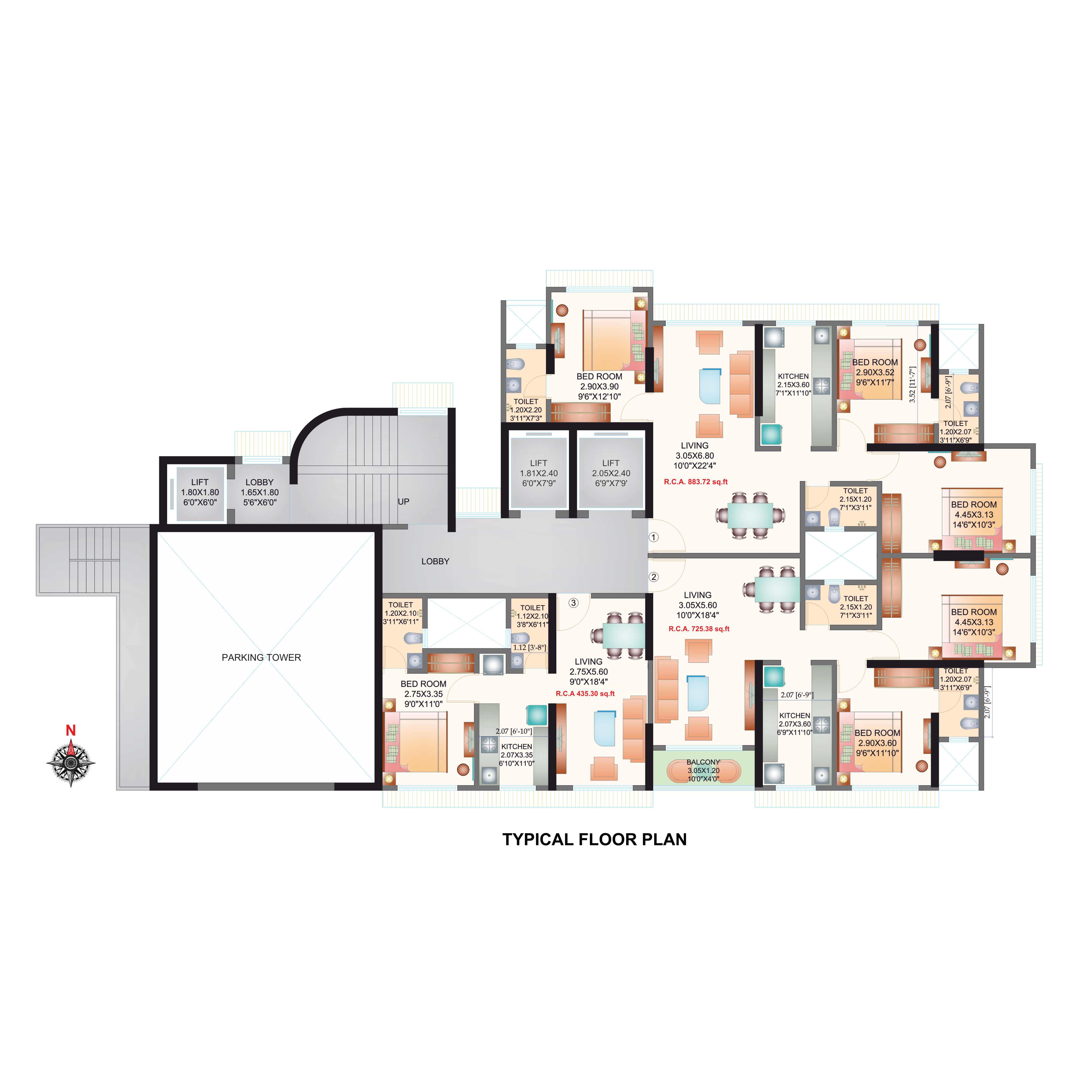 Skyline 103 Floor Plan